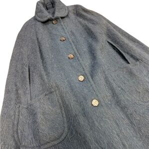 Beautiful Vintage Scottish Cape 1940 - 1960 Mohair Wool Strathtay